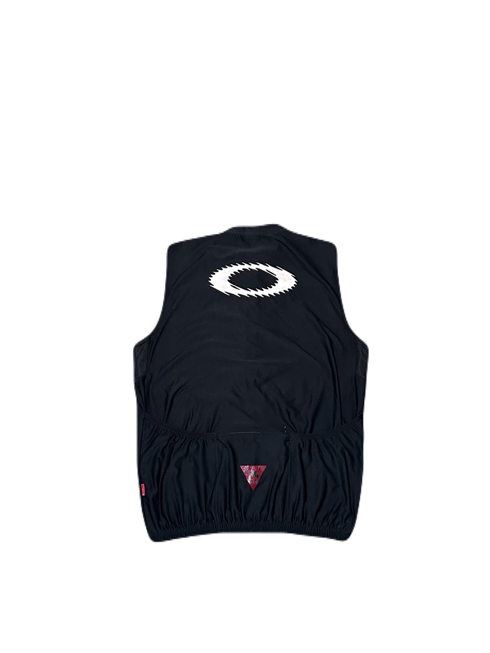 Oakley Software 1/2 Zip Cycling Vest Jersey Black Mens Large Y2K Vintage